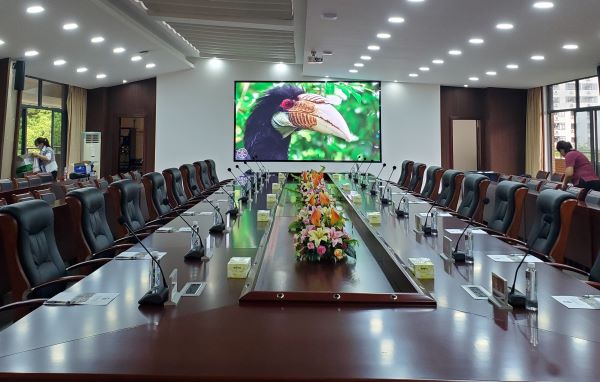 廣州商學院會議室升級改造項目產(chǎn)品交付使用！